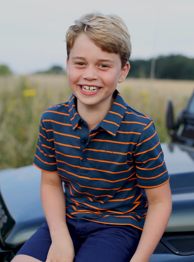 The Princess of Wales snapped her eldest son in Norfolk just a few weeks before his eighth birthday