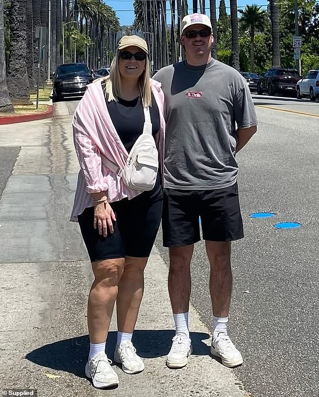 The couple (pictured) spent two weeks in the US before they flew to Mexico where disaster struck when Mr McCann began experiencing intense stomach pains