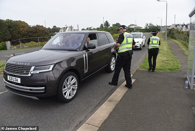 Security preparations are in full flow in Scotland as it prepares for Mr Trump's visit