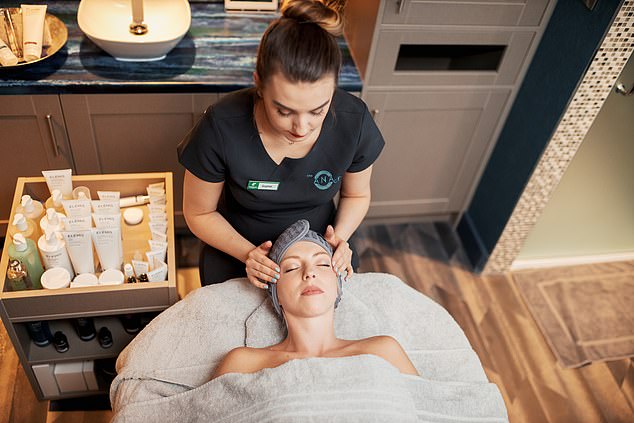 Five treatment rooms offer all manner of pamperings using Elemis products
