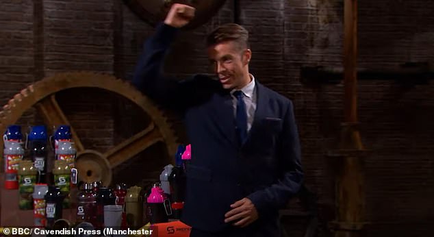 This was despite him receiving a £75,000 investment from TV Dragons Tej Lalvani and Deborah Meaden for his successful protein shake bottle business