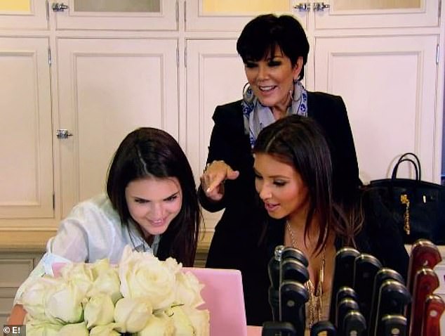 Jack Osborne said their family's show made it 'OK for famous people' to open their homes up to the cameras for TV. Pictured: a clip from Keeping Up With The Kardashians
