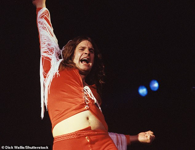 Anything could happen at a Black Sabbath show, and Ozzy took that to a whole new level in the 1980s when he threw raw meat at fans (he is pictured on stage in 1978)