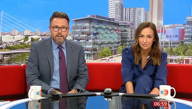 During the chat Sally made a huge blunder while chatting with Gene on the BBC show