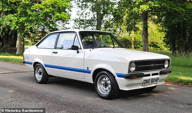 The car, described as the lone owner's 'pride and joy' has now become the world's most expensive second-generation Escort