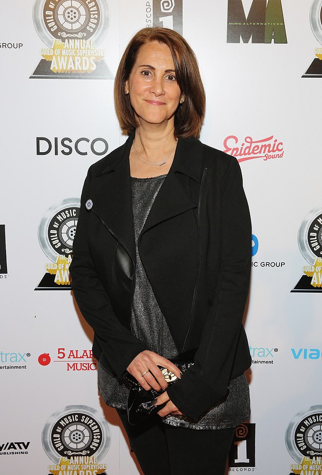 Kaye (pictured in 2017) and Deluca were shot dead with their own firearm, the DA revealed during a town hall meeting Monday night