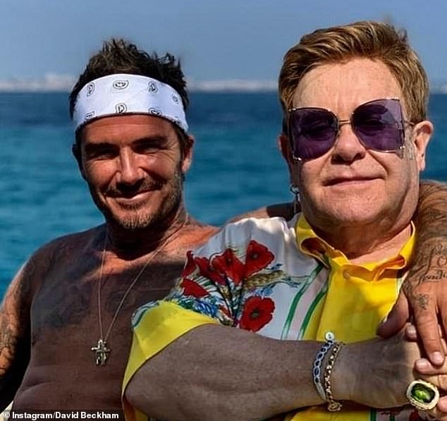 David affectionately calls the musician 'Uncle Elton' after becoming friends in his football heyday
