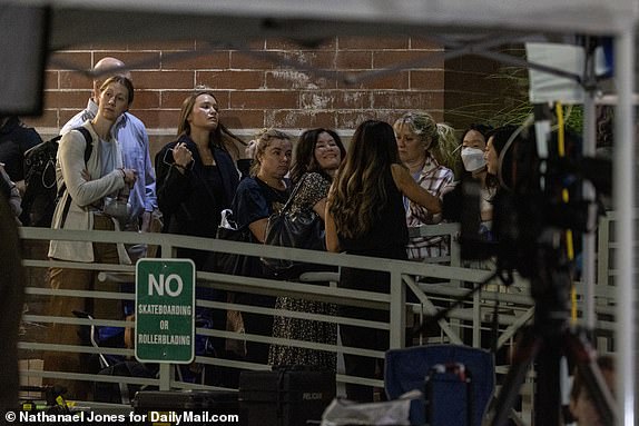 More than 50 people wait in line outside the Ada County Courthouse at 4:00 A.M. in an effort to get a seat in the courtroom for the sentencing of killer Bryan Kohberger on Wed., July 23rd, 2025.