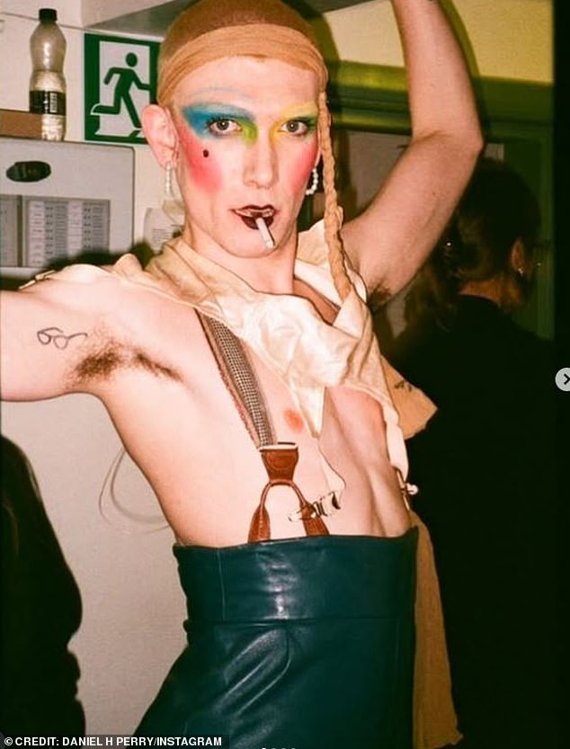 Perry describes themself as a Queer dance artist, choreographer/movement director and DJ and has been very vocal on social media for their support for Palestine