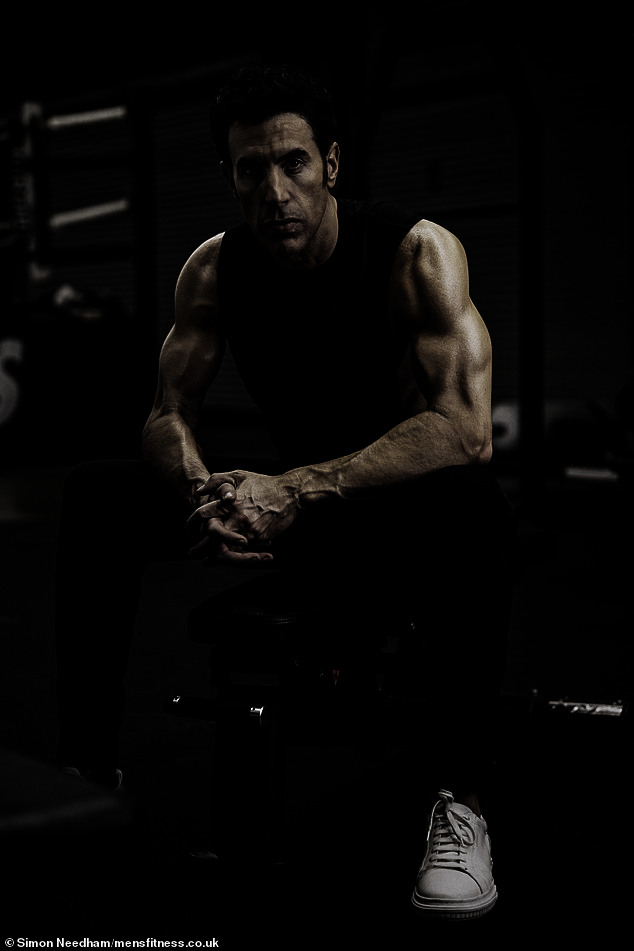 Sacha looked worlds away from his former self as he showed off his ripped transformation in the new issue of Men's Fitness UK