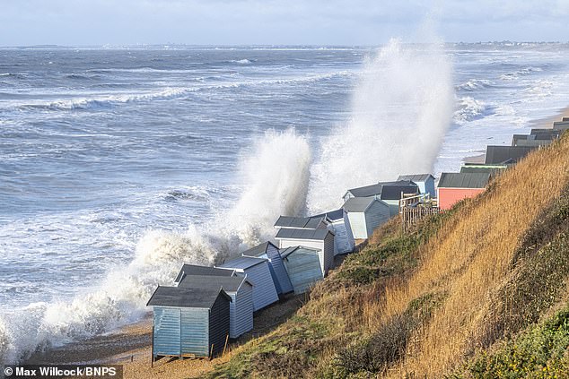 The huts, that are worth about £25,000 each, were battered by winter storms and left either badly damaged or at risk of falling into the sea