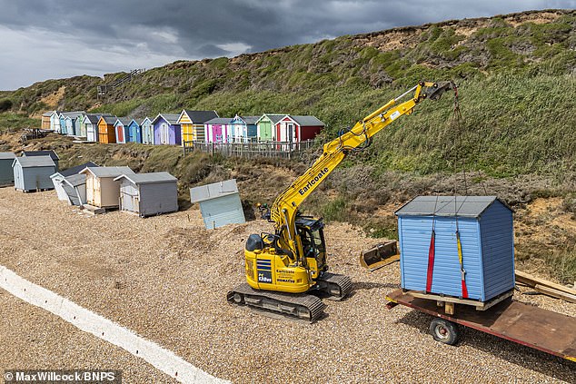 While people own the huts, they pay the council as land owner a licence of about £800 a year