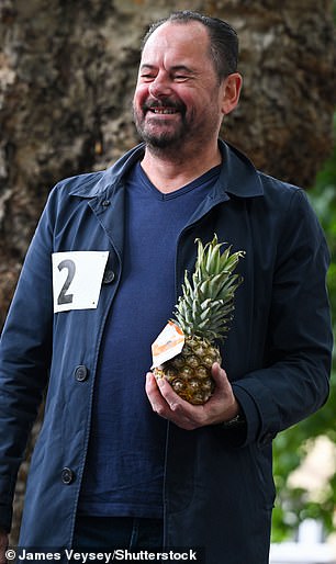 One of those in attendance was the former EastEnders actor's official lookalike (pictured), who is signed by an agency thanks to his resemblance to the man himself