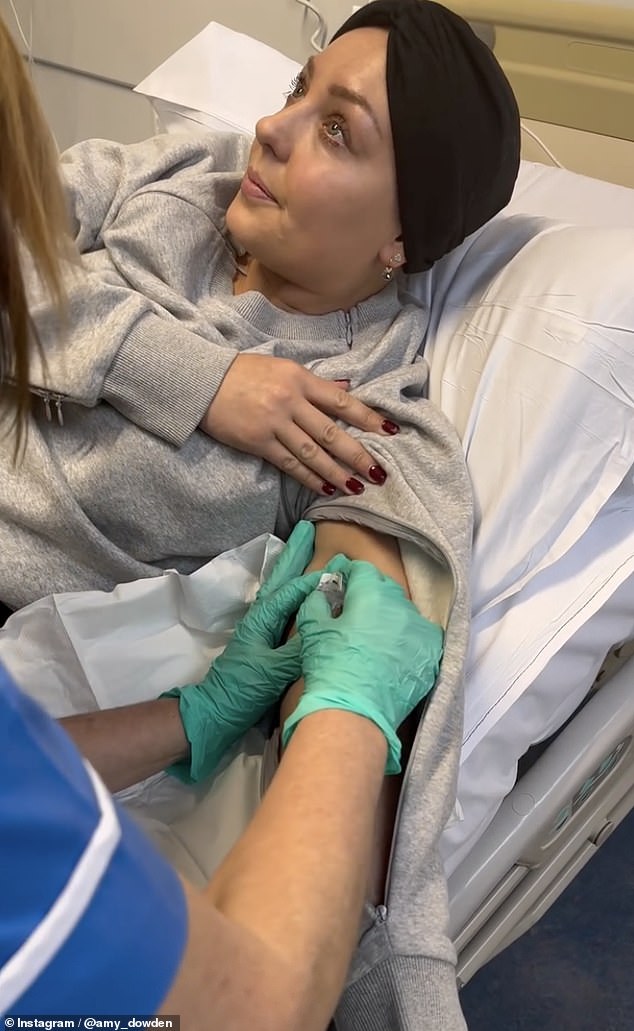 While Amy was thankfully given the all-clear last year after an operation and chemotherapy, she is now speaking out about the 'longest' part of her cancer journey - her recovery