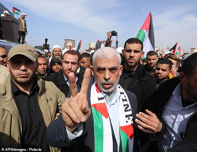 Hamas leader Yahya Sinwar remained elusive throughout the year-long war (pictured in 2022)