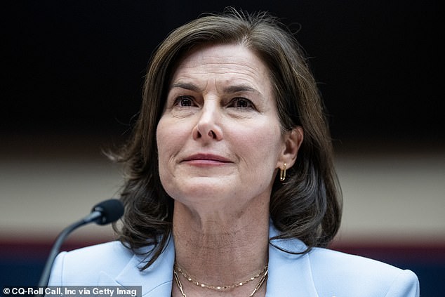 'This agreement marks an important step forward after a period of sustained federal scrutiny and institutional uncertainty,' acting University President Claire Shipman (pictured) said