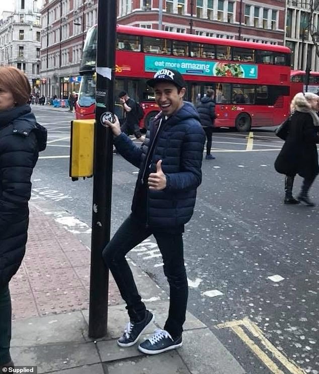 Mr Daniels (pictured in London) also shared his top tips for avoiding a pre-holiday cold