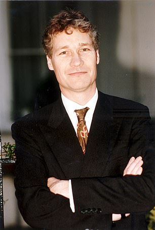 Richard Kay in 1994 - two years before he broke the story about the surprise the Queen's children had planned for her 70th birthday
