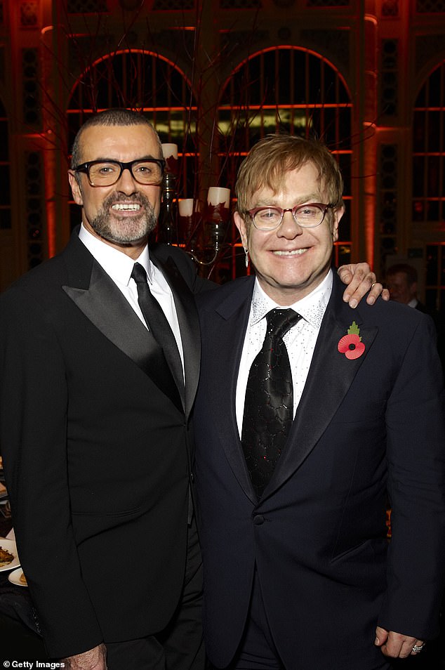 The pair patched things up in later years, and posed for a snap together at the Elton John AIDS Foundation party at the Royal Opera House in London in 2011