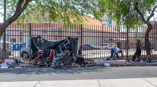 Walk along the busy Las Vegas Boulevard at any time of day and you will see people clearly homeless and often under the influence of drugs, writes Kelly