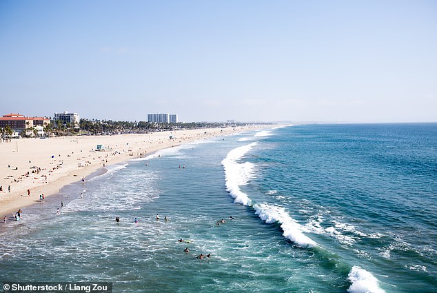 Having spent more than over 32 years running a furniture store in the South Bay (pictured) region of California, Orlov admitted she lived a 'comfortable' life surrounded by loved ones, but felt an insatiable 'pull' toward travel