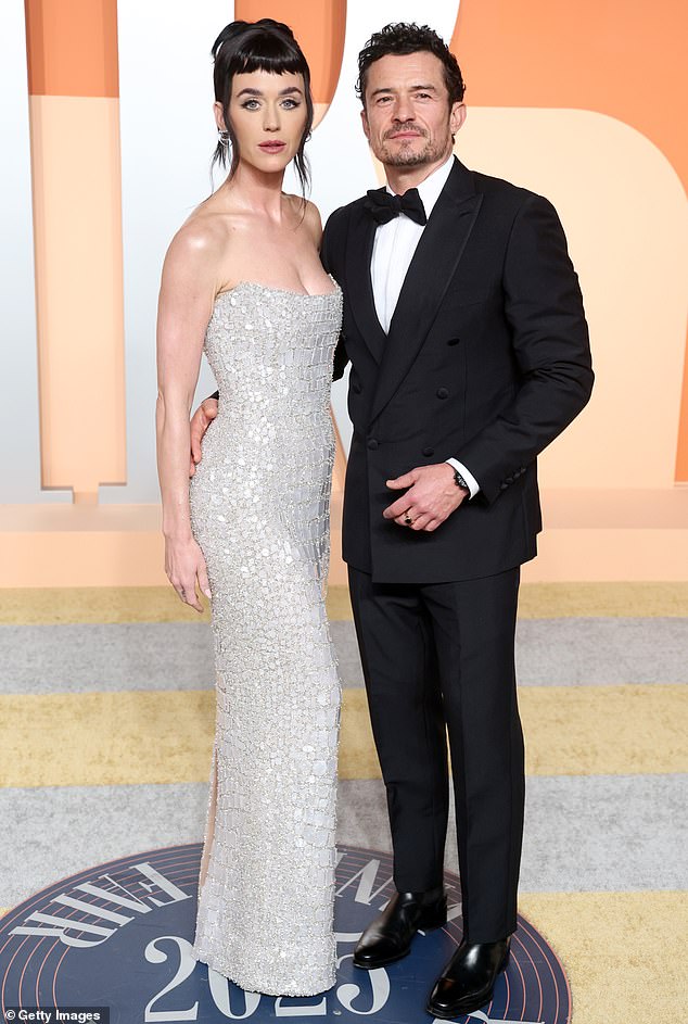 And representatives for the two stars also confirmed to DailyMail.com: 'Orlando and Katy have been shifting their relationship over the past many months to focus on co-parenting'; seen in March in Beverly Hills