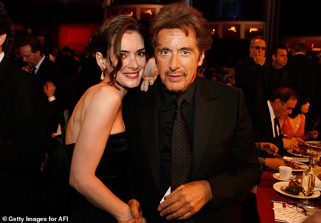 The actress, 53, starred alongside the legendary actor, 85, in the 2002 comedy Simone (pictured together in 2007)
