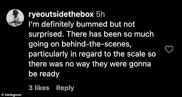 Fans were almost unanimously disappointed, though some at least understood why the complicated production didn't make its original release dates