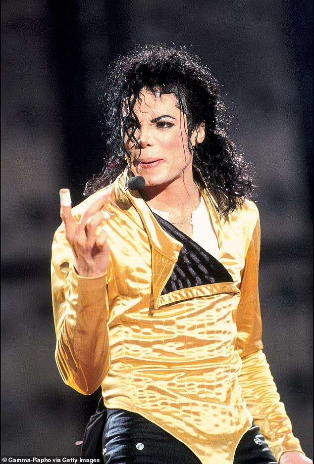 Jackson was pictured onstage in the Netherlands in 1992