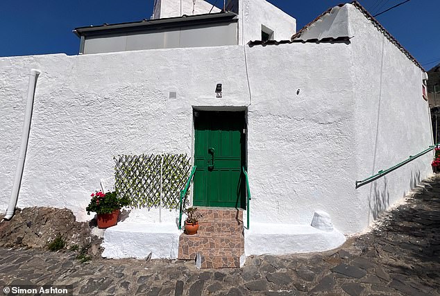 Spanish police have previously searched the Airbnb (pictured) where Jay was seen