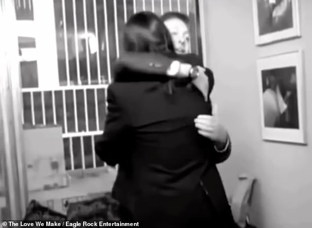 The pair met for the first time in 2001, with Ozzy rushing to embrace him before admitting it was a 'lifetime ambition' to meet him
