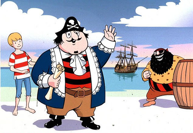People who read or watched the Captain Pugwash books and TV series often recall the crewmates having names that were double entendres. However, the crewmates actually had fairly sensible names, including Cabin Boy, Master Mate, Barnabas, and Willy