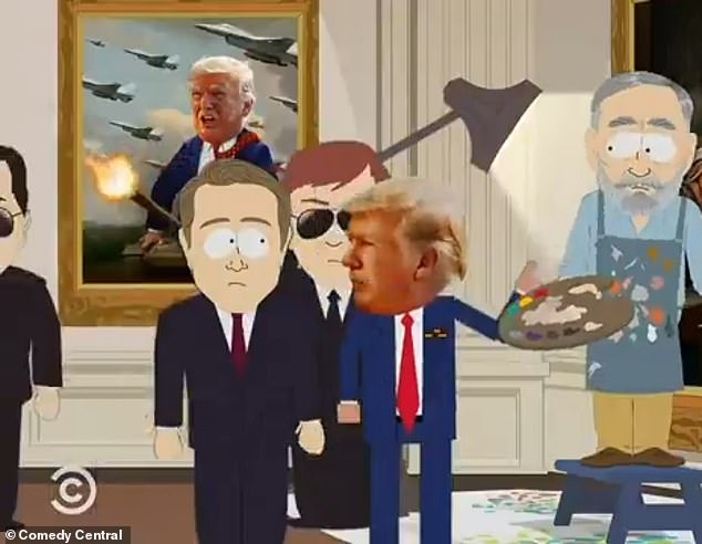 The episode repeatedly mocked Trump's manhood