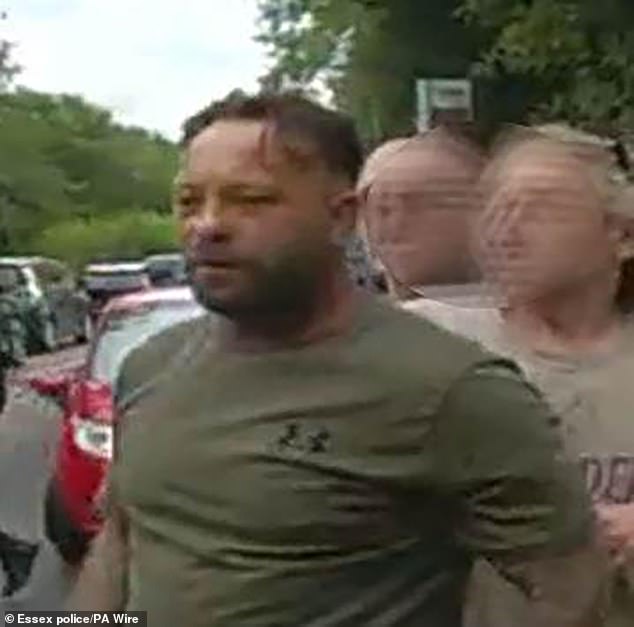 Essex Police also wants to speak to Philip Curson, 52, over the disorder in Epping this month