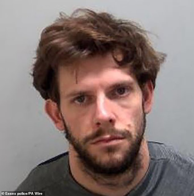 Police issued this photo today of Martin Peagram, 33, who is wanted over the Epping protest