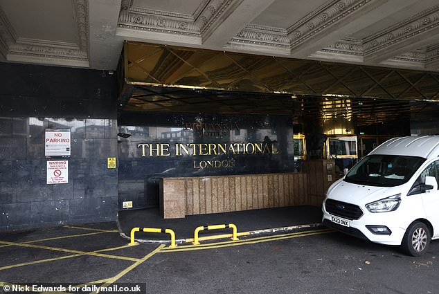 The Canary Wharf hotel has been taken over by the Home Office to house asylum seekers