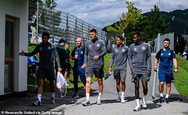 Isak did travel to Newcastle's pre-season camp in Austria last week