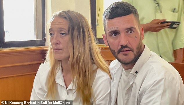 Jonathan Christopher Collyer, 38, and Lisa Ellen Stocker, 39, were arrested on February 1 after being stopped at Bali's international airport with 17 packages of cocaine