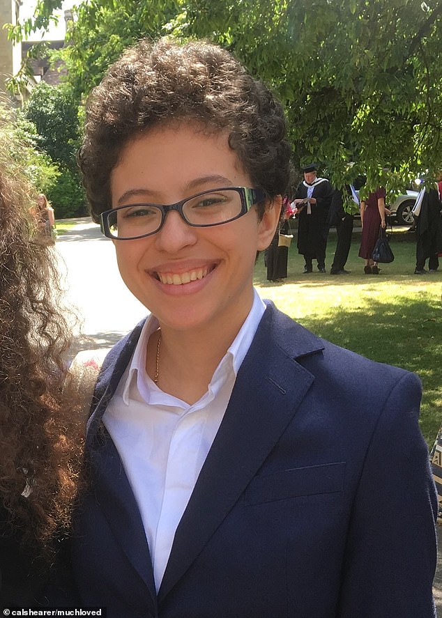 The transgender child of a Fast Show actor took their own life after a 'traumatic' stint in hospital, an inquest heard