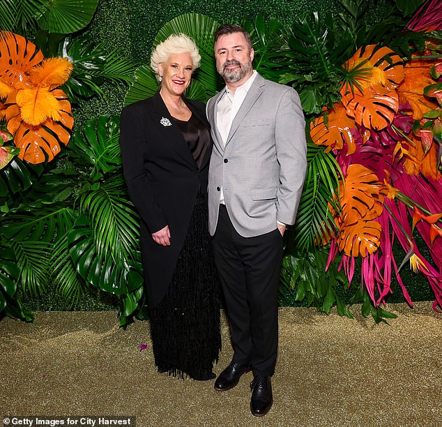 Emergency medical teams responded to the home that she shared with her husband Stuart Claxton, the couple are seen here, but she was pronounced dead at the scene