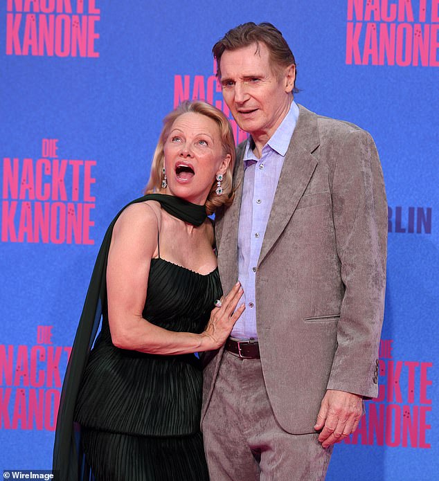 The actress and actor couldn't keep their hands off each other as they posed for pictures on the red carpet
