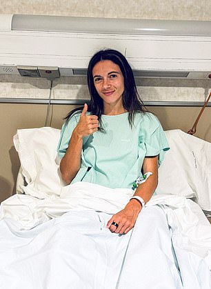 She was being treated for viral meningitis, but played in their first match of the tournament
