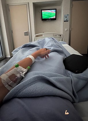 Three weeks ago Bonmati posted a photo from hospital
