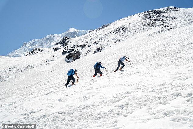 The journey is what counts: While Ed and his team did not make it to the summit, Ed's achievement was immense as when he damaged his spine he was told he would not walk again