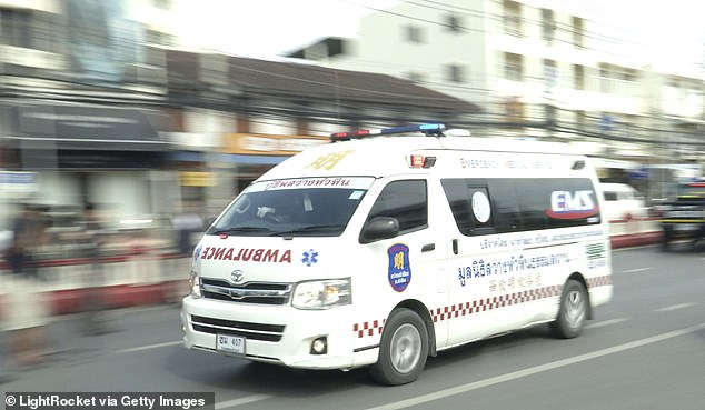 Rescue workers from the Siam Rayong Foundation were called to a house in the Ban Chang district of Rayong, but by the time they arrived Mr Namwongsa had tragically died (File photo)