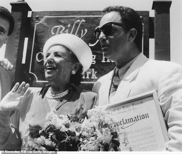 Growing up in Hicksville, on Long Island in New York, Billy was four when he started playing the piano, following in the footsteps of his father Howard, an accomplished amateur classical pianist (pictured with his mother Rosalind in 1991)