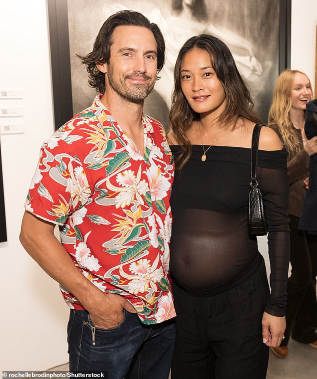 In his personal life, Milo welcomed his first child with his wife Jarah (both pictured in October) in January 2025, two years after they tied the knot
