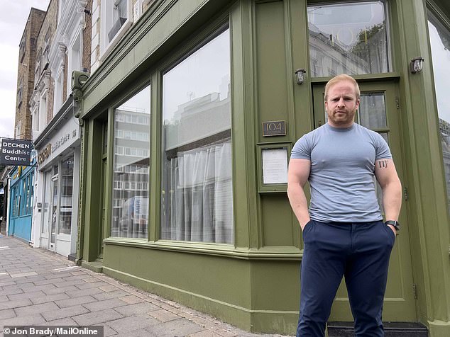 The top chef opened 104 - branded London's smallest fine-dining restaurant - seven years ago after working at several Michelin-starred eateries