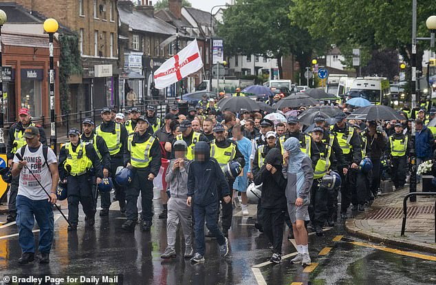 Protesters marched from The Bell to Epping Forest District Council on Thursday evening, where a meeting was set to took place to discuss a motion calling for the immediate and permanent closure of the Bell Hotel and Phoenix Hotel