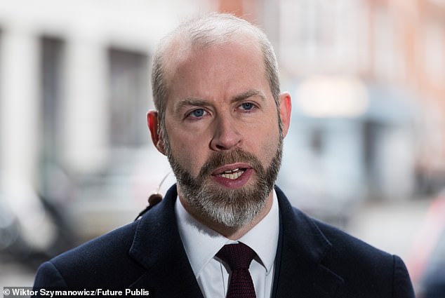 Business Secretary Jonathan Reynolds (pictured) said the number of hotels being used to house asylum seekers in the UK had halved from 400 to about 200 but added that people were upset with the asylum system for 'legitimate reasons'
